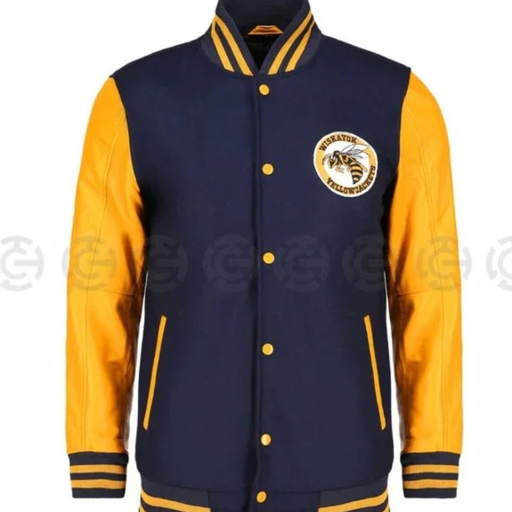 Yellow Jackets Varsity Jacket - Size L